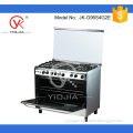 4 gas + 2 electric cooking range stove with bakery oven